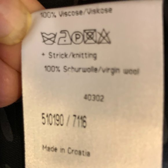 Strenesse Gabriele WOOL CASHMERE Designer Coat - Picture 8 of 8